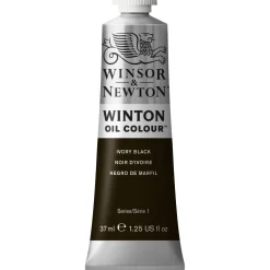 Winsor & Newton Winton oliefarve 37 ml Ivory Black 331