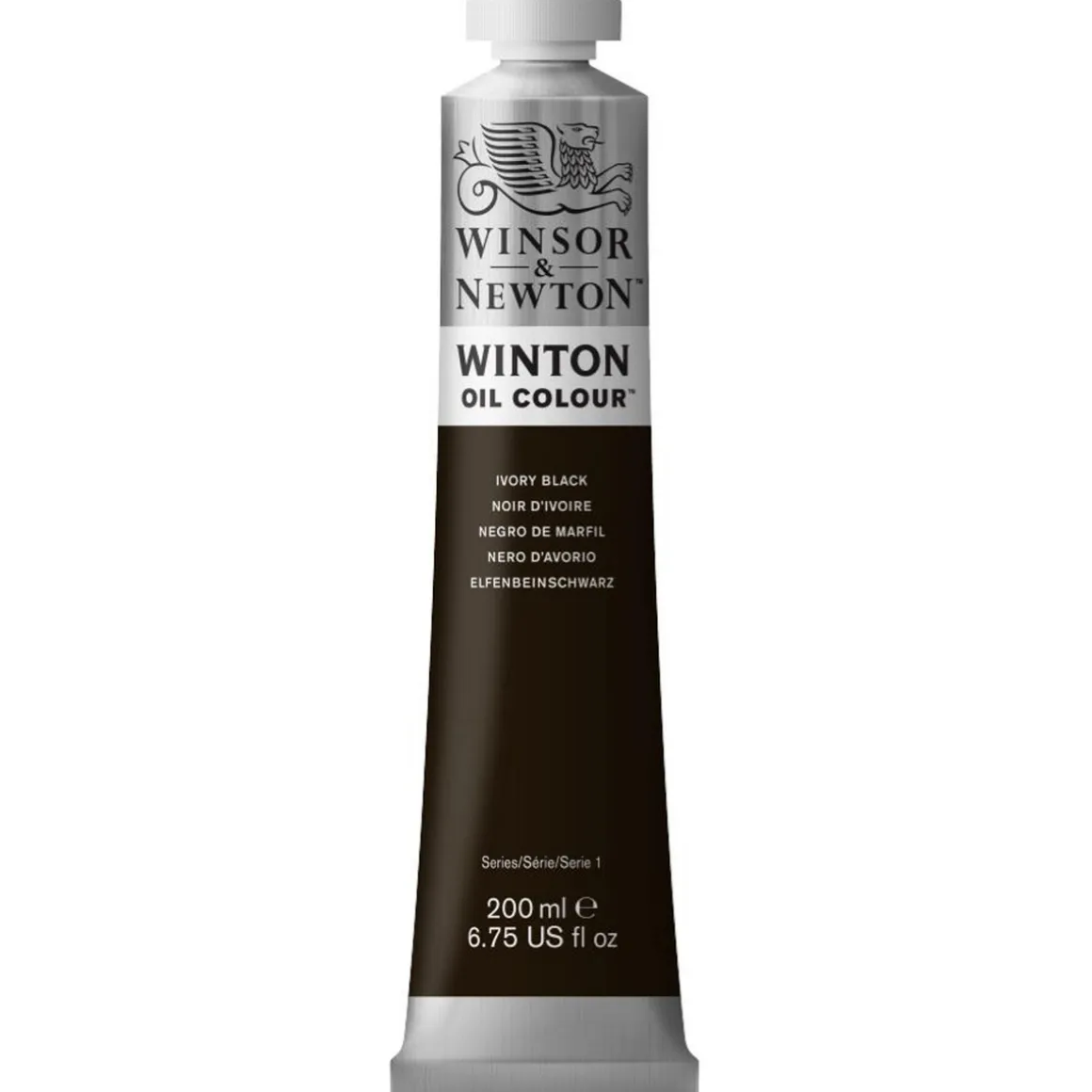 Winsor & Newton Winton oliefarve 200 ml Lamp Black 337