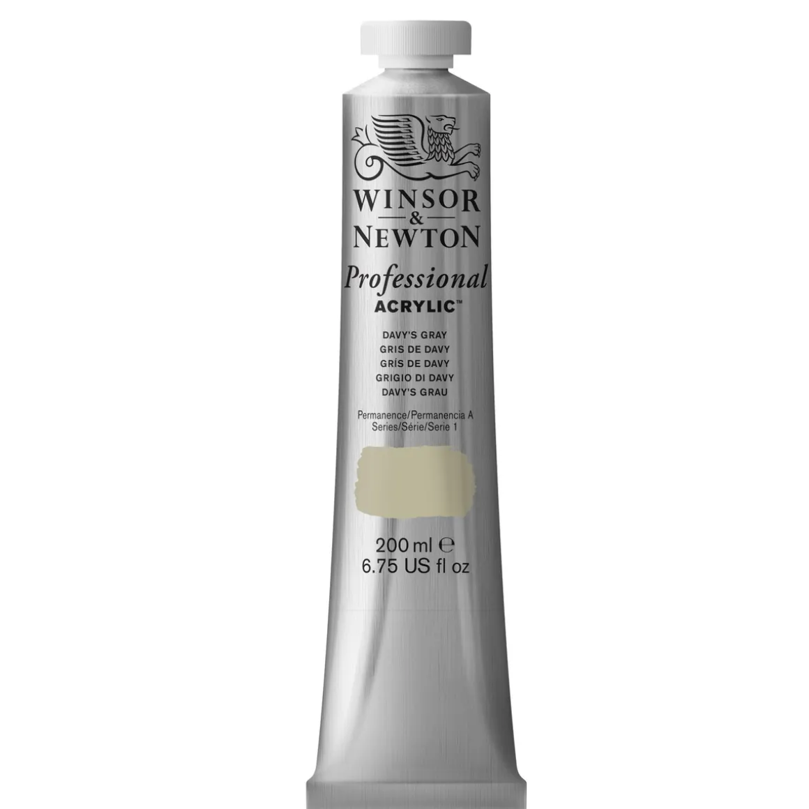 W&N Akr 200ml Davy's Gray