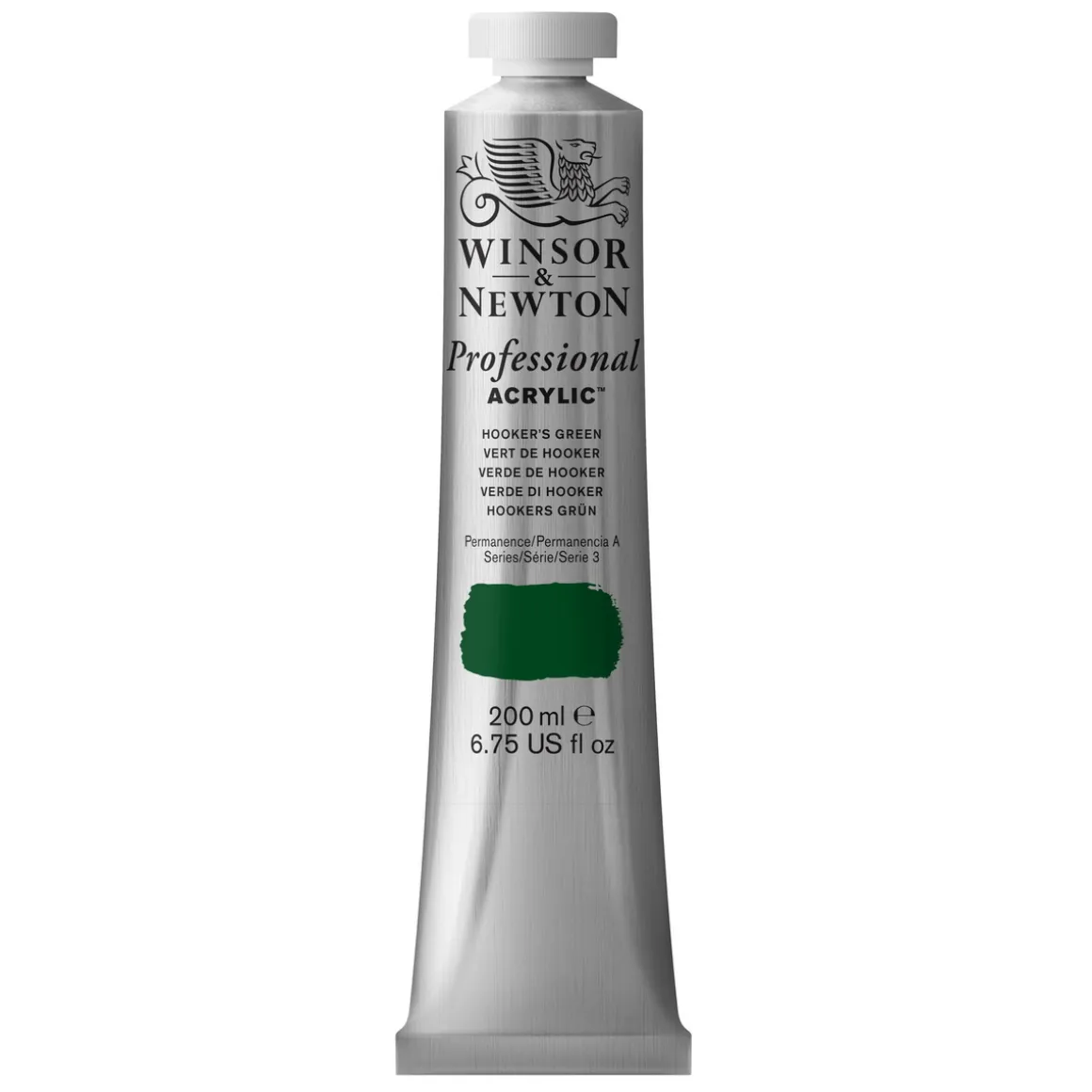 W&N Akr 200ml Hooker's Green