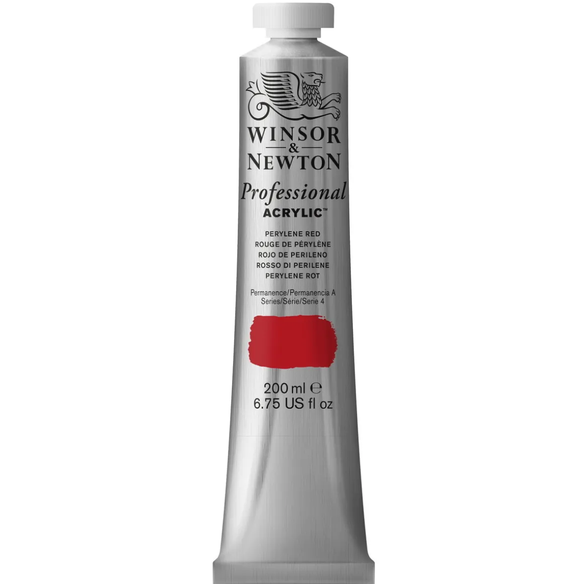 W&N Akr 200ml Perylene Red