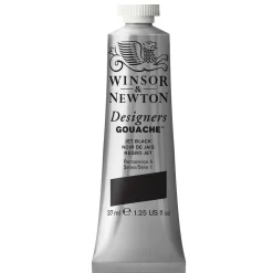 W&N D.Gouache Jet Black 37ml