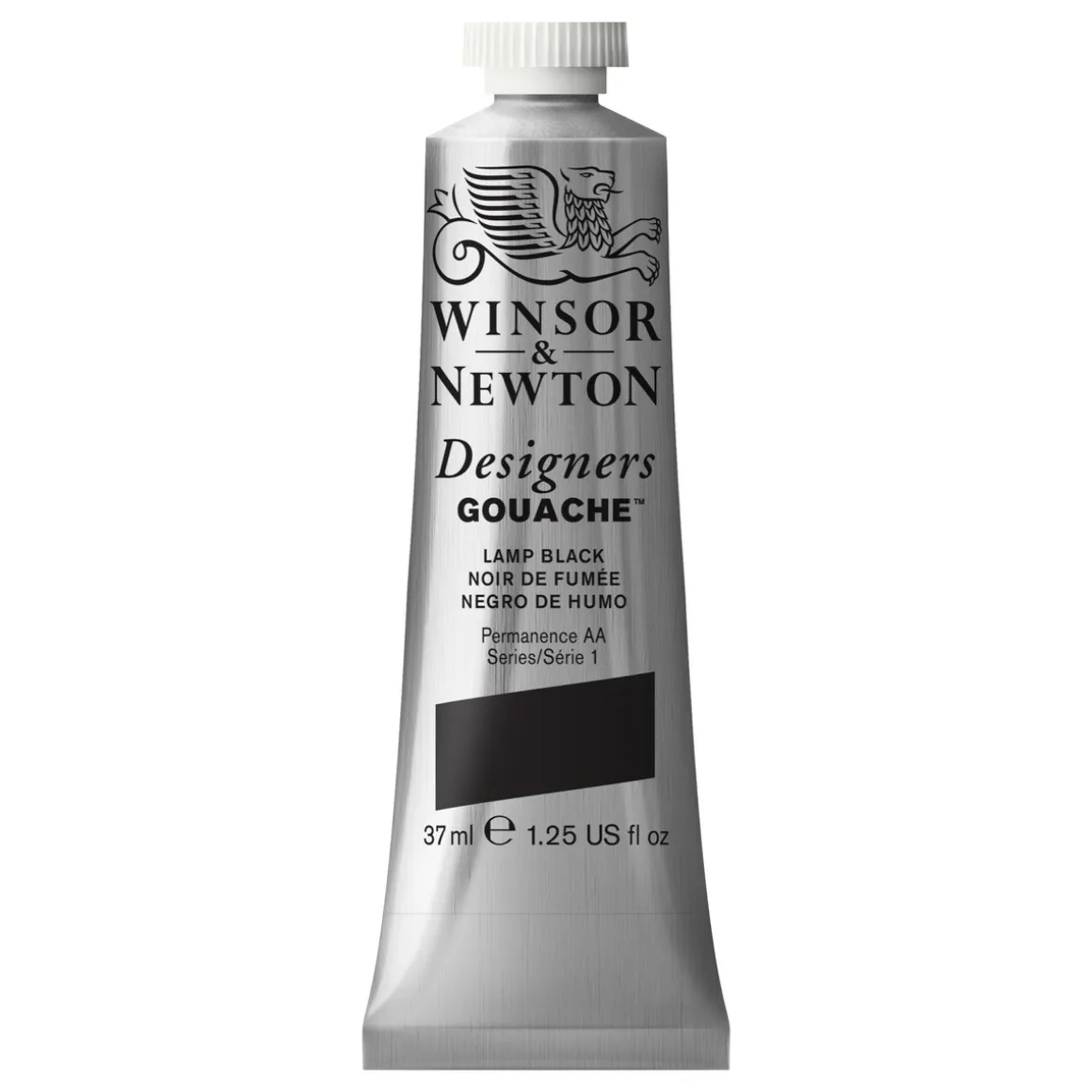 W&N D.Gouache Lamp Black 37ml