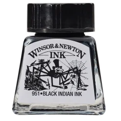 W&N Drawing Ink Black Ind 14ml