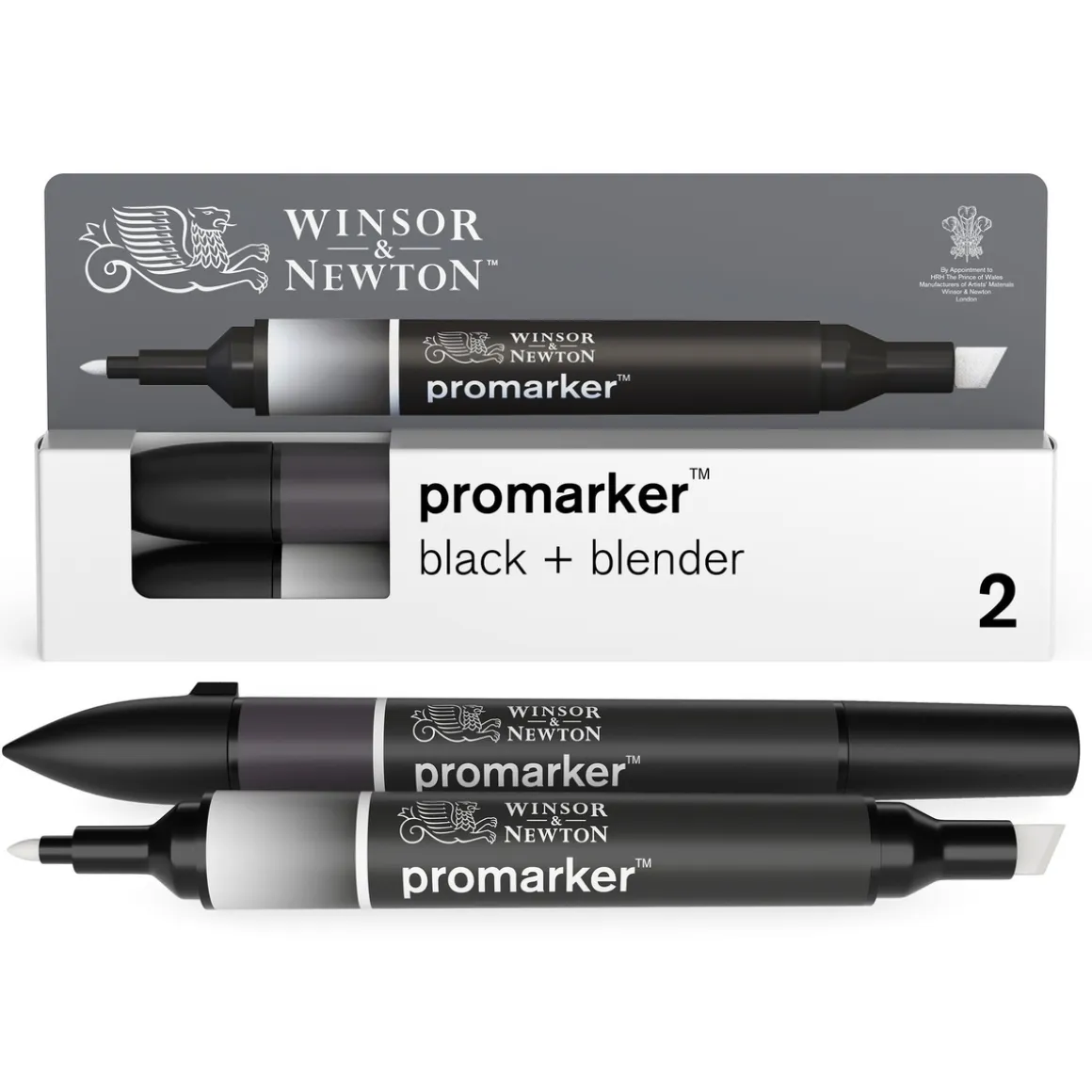 W&N Promarker 2 Black/Blender