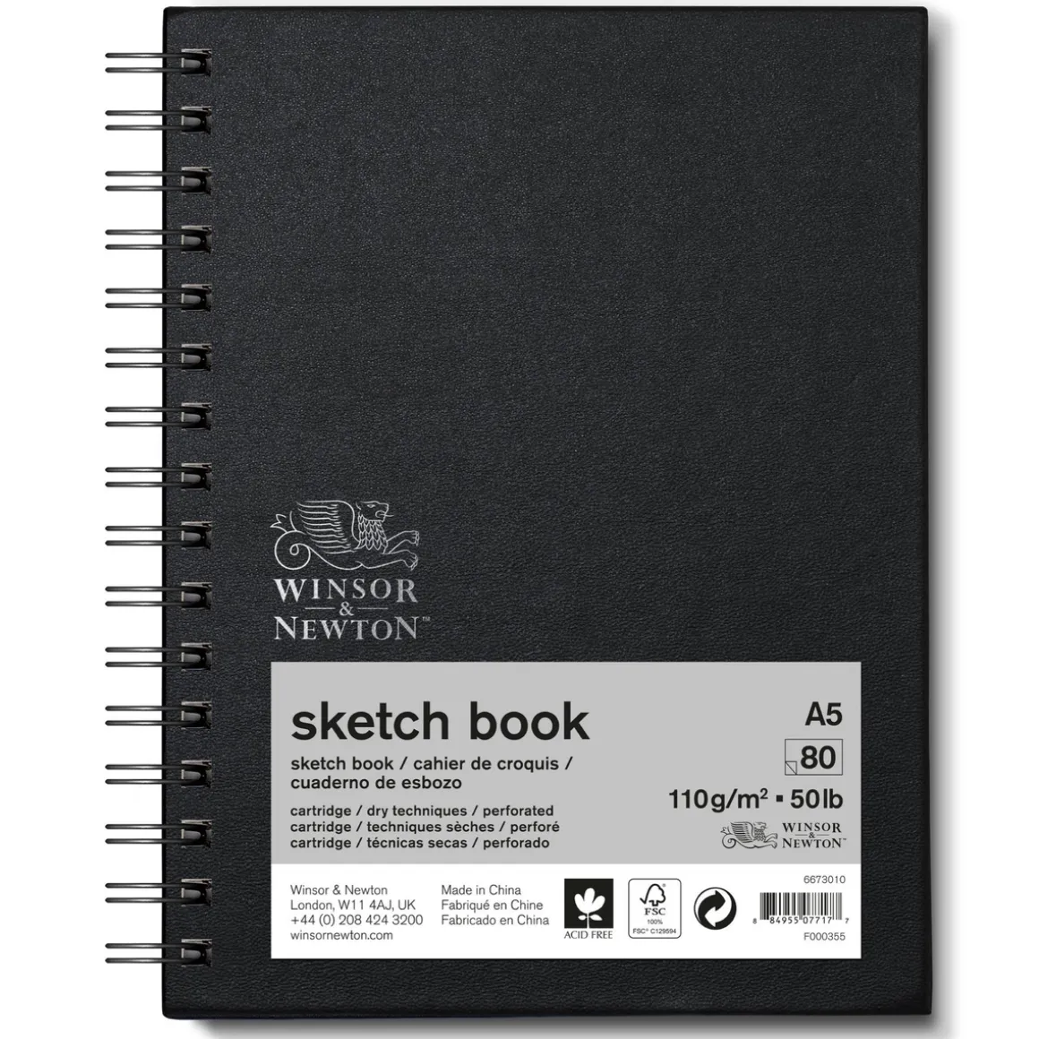 W&N Skitsebog 110 g A5